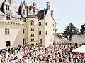 Photographie présentant la foule lors d'une édition de l'événement Anjou Vélo Vintage.