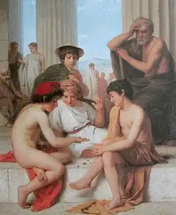 Die Knöchelspieler 1864.