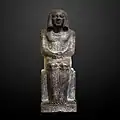 Statue du prêtre Ânkh - Musée du Louvre, Paris (Salt n°3801).