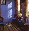 Rayon de soleil dans la pièce bleue, 1891 (Skagen Museum, Skagen, Danemark).