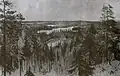 En Finlande, lithographie, 1910