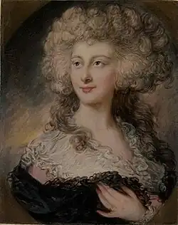 Anne Elizabeth Cholmley, années 1780, New York, Metropolitan Museum of Art.
