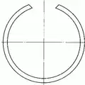 Anneau plat simple