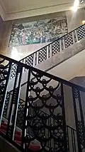 Escalier principal intérieur.