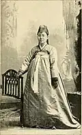 Une coréenne d'une famille aisée en 1846.