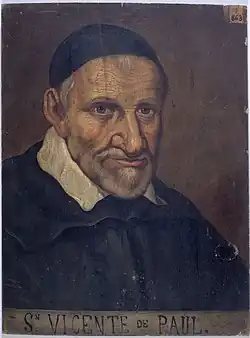 Portrait de saint Vincent de Paul (v. 1660).