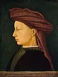 Masaccio, Portrait d'un jeune homme de profil (v. 1425)