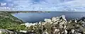 Vue panoramique de l'Anse de Pen-Hir depuis la Pointe de Pen-Hir