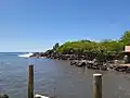 Petit cap séparant l'anse de la pointe des tortures de la petite anse Duché.