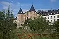 Vue du jardin au printemps