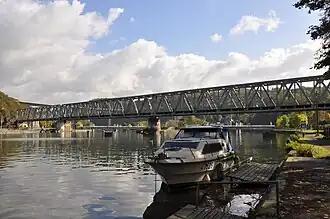 Vue depuis l'amont