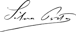 signature d'António Carvalho da Silva Porto