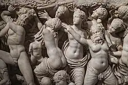 Idem, détail avec Dionysos