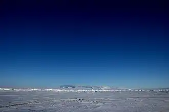 L'île White vue de la barrière de Ross.