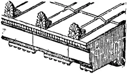 Antéfixes en position.