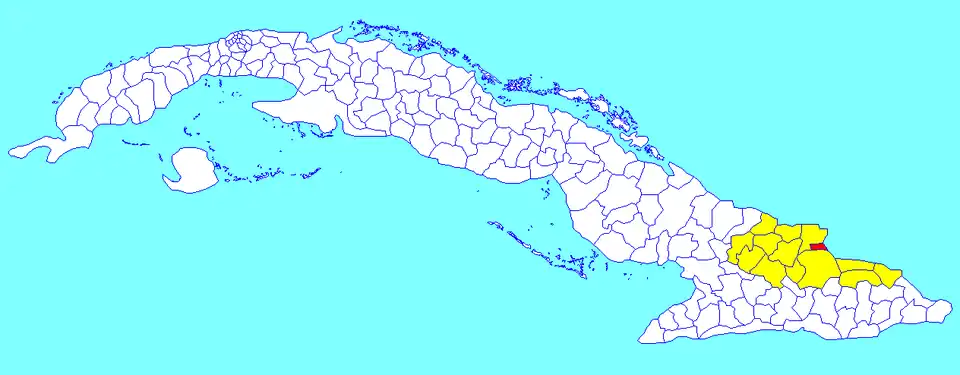 Municipalité d'Antilla dans la province de Holguín