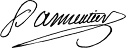 signature d'Antoine Parmentier