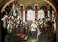 Proclamation de Guillaume Ier comme empereur en 1871, par Anton von Werner (1843-1915).