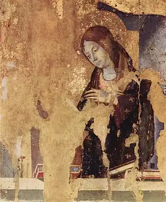 Vierge annoncée.