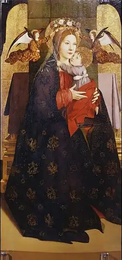 Vierge trônant