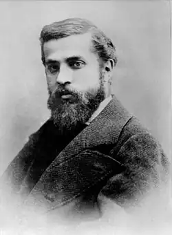 L'architecte Antoni Gaudí, 15 mars 1878.