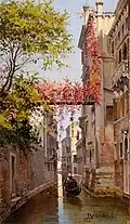 Palazzo Albrizzo, huile sur panneau de bois, avant 1926.