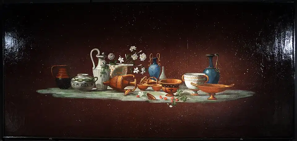 Nature morte avec vase antique et fleurs (1780)Atelier des pierres duresFlorence