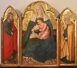 Sainte Anne avec la Vierge-enfant, Saint Joachim et Saint Joseph