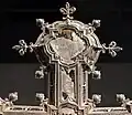 Emplacement de Dieu le père (émail endommagé)