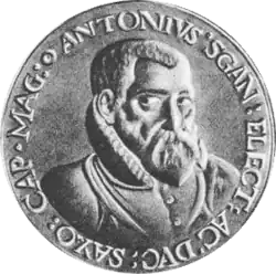 Antonius Scandellus gravé sur une médaille