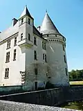 L'angle sud-est du château