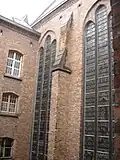 Des vitraux vus de l'extérieur