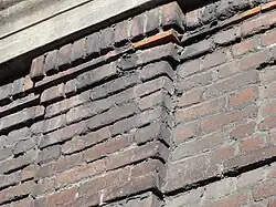 Détail d'un mur.