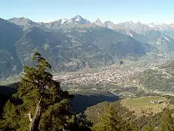 Vue de la ville depuis Saint-Christophe.