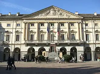 La place Émile-Chanoux à Aoste.