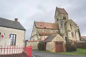 Côté méridional avec trois fenêtres de claire-voie.