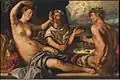 Apame & Bacchus de Hendrick Goltzius