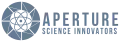 Aperture Science Innovators : logo dans les années 1940 à 1950.