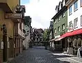 Dans le quartier de Ebbelwoi de Alt-Sachsenhausen