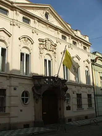 Vue de la mission diplomatique