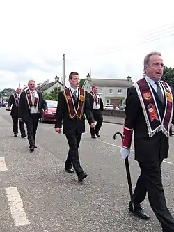 Marche du 12 août, à Bushmills
