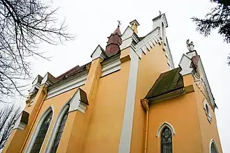 Vue de l'église de la Divine Providence.