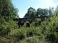 L'épanchoir vu du ruisseau Argent-Double.