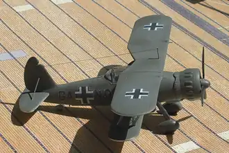 Vue de l'avion.