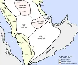 Arabie, 1914
