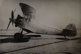 Vue de l'avion.