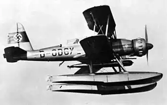 Vue de l'avion.