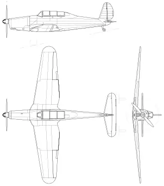 vue en plan de l’avion