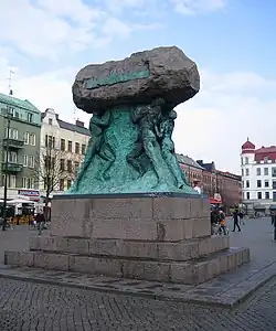 Malmö, Arbetets ära au Möllevångstorget (sv)