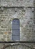 Détail de la façade.